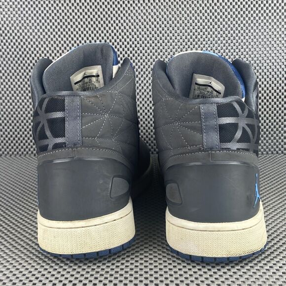 Nike Air Jordan 1 Flight 3 Sneakers Mens 12 Gray Blue Lace Up